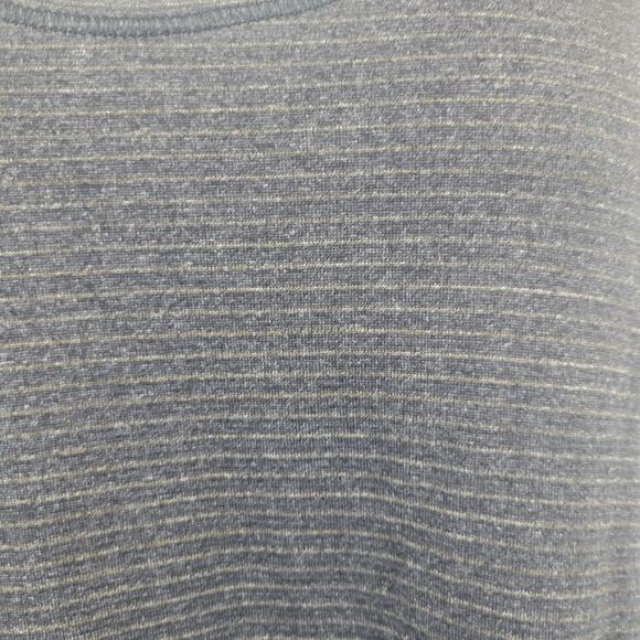 Lululemon Tank Racerback Split Hem Tie Up Grey Striped - Picture 5 of 5